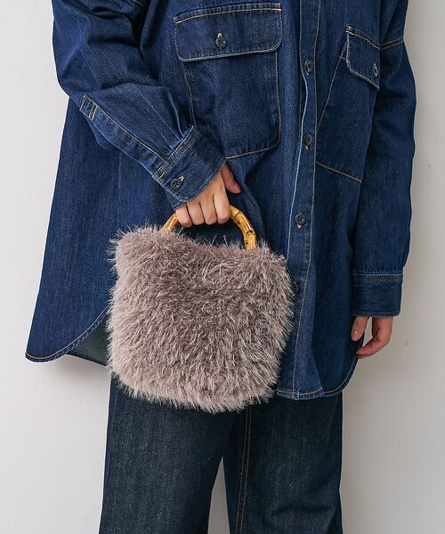 collex / コレックス ショルダーバッグ | 【WEB限定】【EARTH MADE】バンブーファーショルダーバッグ | 詳細2