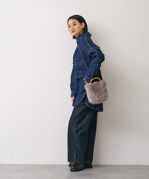 collex / コレックス ショルダーバッグ | 【WEB限定】【EARTH MADE】バンブーファーショルダーバッグ | 詳細5