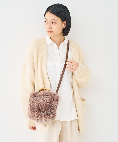 collex / コレックス ショルダーバッグ | 【WEB限定】【EARTH MADE】バンブーファーショルダーバッグ | 詳細15