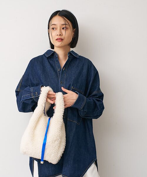 collex / コレックス ハンドバッグ | 【WEB限定】【EARTH MADE】ボア テープ マルシェバッグ | 詳細1