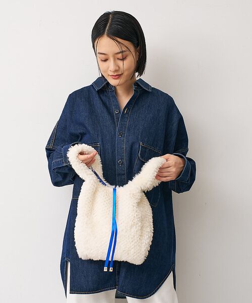 collex / コレックス ハンドバッグ | 【WEB限定】【EARTH MADE】ボア テープ マルシェバッグ | 詳細2