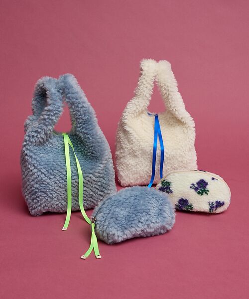 collex / コレックス ポーチ | 【WEB限定】【EARTH MADE】ボア テープ ポーチ | 詳細2