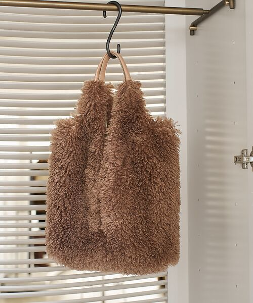 collex / コレックス トートバッグ | 【WEB限定】Vラインフェイクファートートバッグ | 詳細1