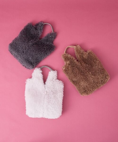 collex / コレックス トートバッグ | 【WEB限定】Vラインフェイクファートートバッグ | 詳細5