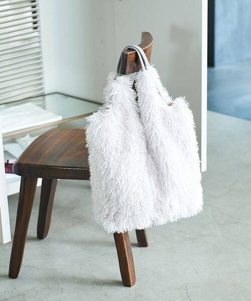 collex / コレックス トートバッグ | 【WEB限定】Vラインフェイクファートートバッグ | 詳細4