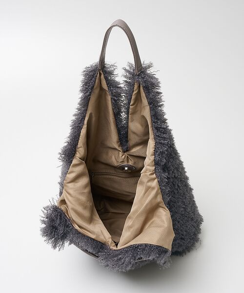 collex / コレックス トートバッグ | 【WEB限定】Vラインフェイクファートートバッグ | 詳細13