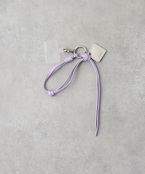 collex / コレックス モバイルケース | 【WEB限定】【BEAURE/ヴュレ】レザーモバイルリストストラップ（ラベンダー）