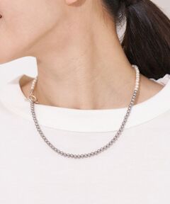 collex / コレックス ネックレス・ペンダント・チョーカー | 【Ljud/ユード】配色ガラスバロックパールネックレス