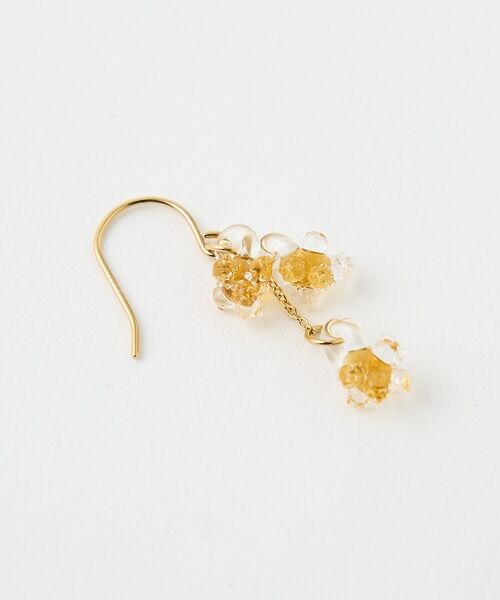 collex / コレックス ピアス・イヤリング | 【HARIO Lampwork Factory】ピアス ひとふさのミモザ | 詳細6