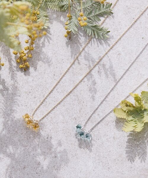 collex / コレックス ネックレス・ペンダント・チョーカー | 【HARIO Lampwork Factory】ネックレス ひとふさのミモザ | 詳細1