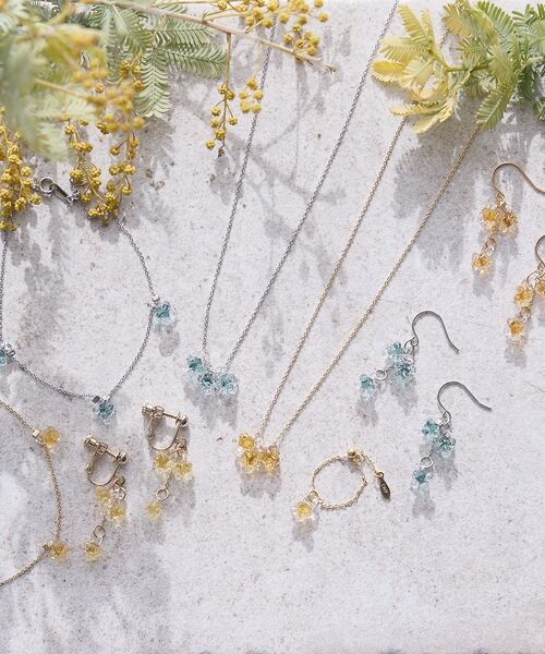 collex / コレックス ネックレス・ペンダント・チョーカー | 【HARIO Lampwork Factory】ネックレス ひとふさのミモザ | 詳細5