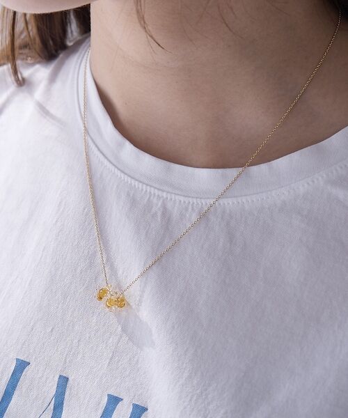 collex / コレックス ネックレス・ペンダント・チョーカー | 【HARIO Lampwork Factory】ネックレス ひとふさのミモザ | 詳細6