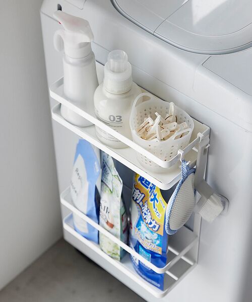 collex / コレックス その他雑貨 | 【tower/タワー 】洗濯機横マグネット収納ラック2段 ランドリー マグネット | 詳細4