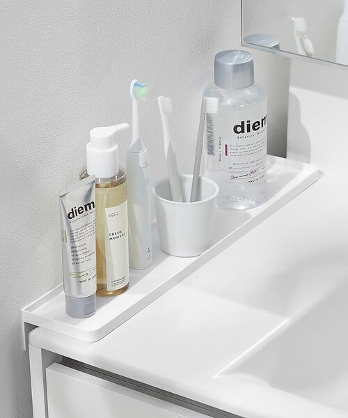 collex / コレックス その他雑貨 | 【tower/タワー】洗面台隙間トレー 小物置き ちょい置きラック（ホワイト）