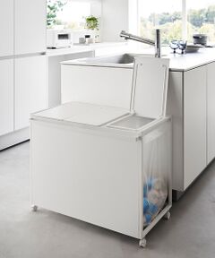 collex / コレックス その他雑貨 | 【tower/タワー】蓋付き目隠し分別ダストワゴン 45L 3分別 キッチン ゴ