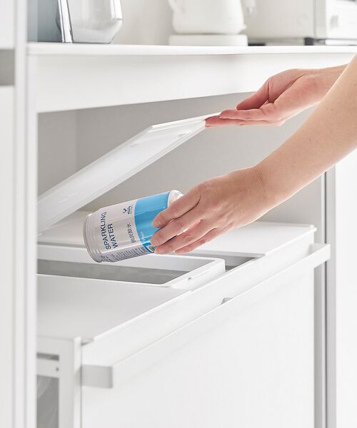 collex / コレックス その他雑貨 | 【tower/タワー】蓋付き目隠し分別ダストワゴン 45L 3分別 キッチン ゴ | 詳細4