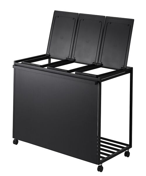collex / コレックス その他雑貨 | 【tower/タワー】蓋付き目隠し分別ダストワゴン 45L 3分別 キッチン ゴ | 詳細24