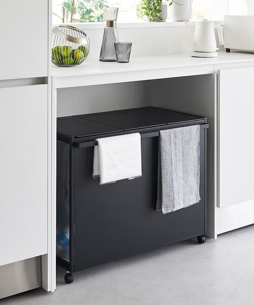 collex / コレックス その他雑貨 | 【tower/タワー】蓋付き目隠し分別ダストワゴン 45L 3分別 キッチン ゴ | 詳細15