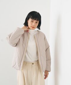 collex / コレックス ブルゾン | キルト×ボアリバーシブル中綿ブルゾン