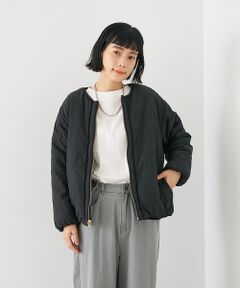 collex / コレックス ブルゾン | キルト×ボアリバーシブル中綿ブルゾン