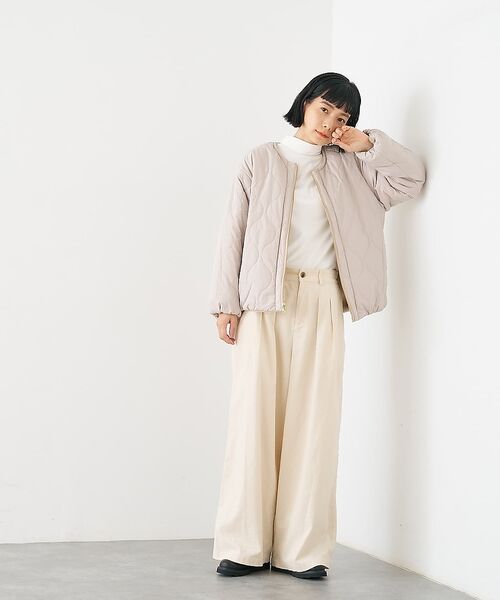 collex / コレックス ブルゾン | キルト×ボアリバーシブル中綿ブルゾン | 詳細10