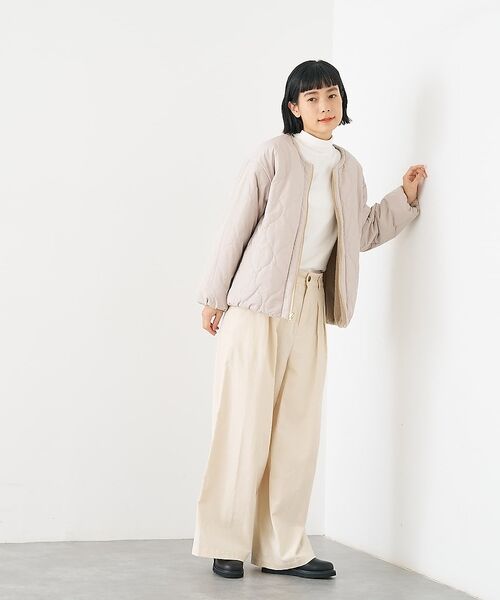 collex / コレックス ブルゾン | キルト×ボアリバーシブル中綿ブルゾン | 詳細11