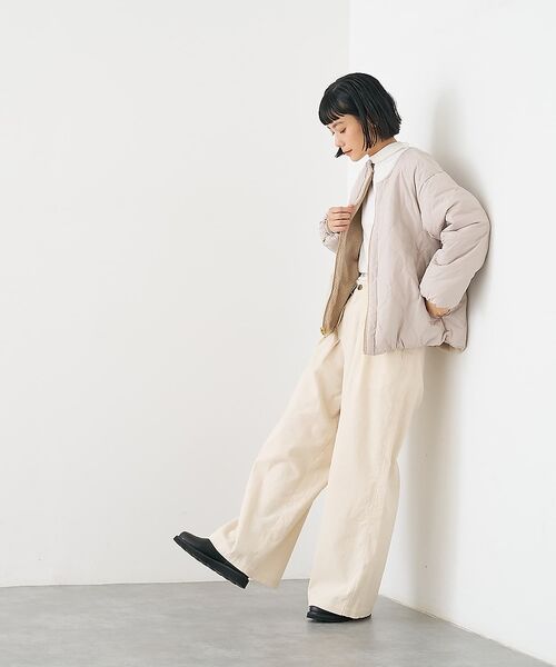 collex / コレックス ブルゾン | キルト×ボアリバーシブル中綿ブルゾン | 詳細12