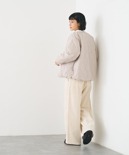 collex / コレックス ブルゾン | キルト×ボアリバーシブル中綿ブルゾン | 詳細13