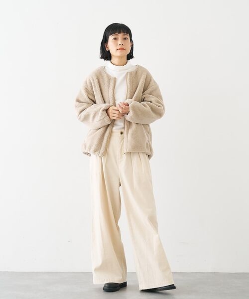 collex / コレックス ブルゾン | キルト×ボアリバーシブル中綿ブルゾン | 詳細14