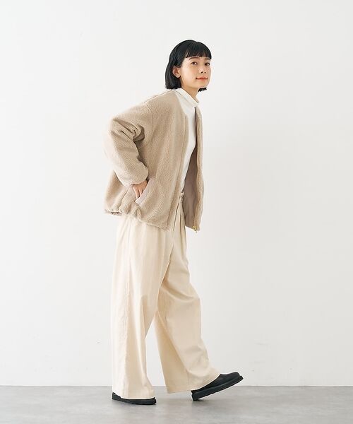 collex / コレックス ブルゾン | キルト×ボアリバーシブル中綿ブルゾン | 詳細16