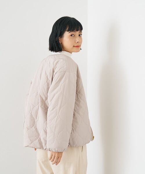 collex / コレックス ブルゾン | キルト×ボアリバーシブル中綿ブルゾン | 詳細2