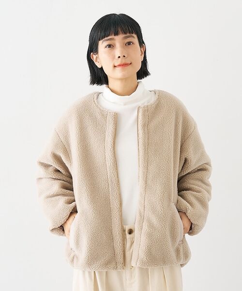 collex / コレックス ブルゾン | キルト×ボアリバーシブル中綿ブルゾン | 詳細3