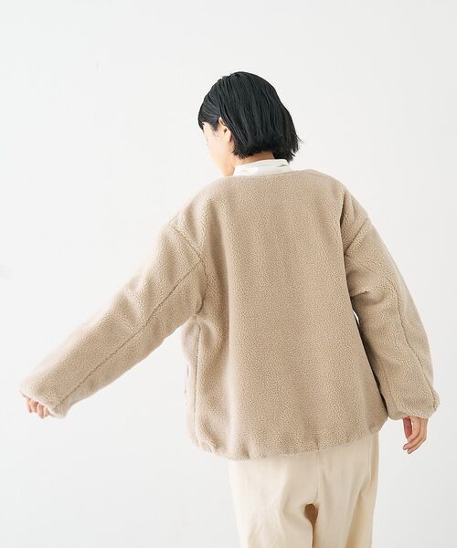 collex / コレックス ブルゾン | キルト×ボアリバーシブル中綿ブルゾン | 詳細6