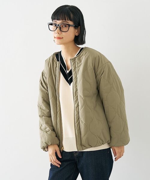 collex / コレックス ブルゾン | キルト×ボアリバーシブル中綿ブルゾン | 詳細26