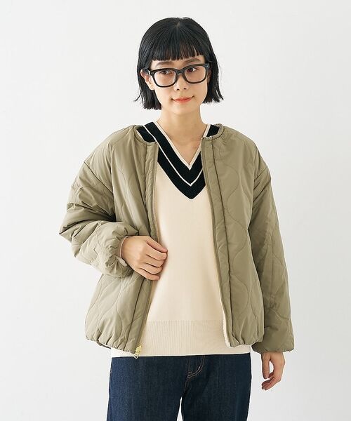 collex / コレックス ブルゾン | キルト×ボアリバーシブル中綿ブルゾン | 詳細27