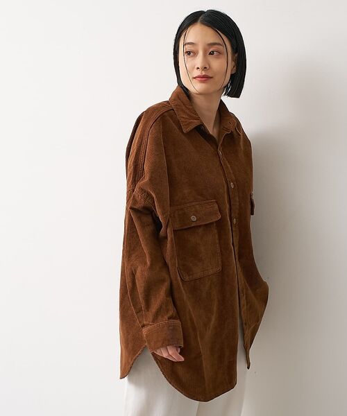 collex / コレックス シャツ・ブラウス | 【LANCER/ランサー】コーデュロイ シャツ（ブラウン）
