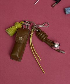 collex / コレックス キーホルダー・ストラップ | 【WEB限定】【Beau're/ヴュレ】リップケース付きレザーチャーム