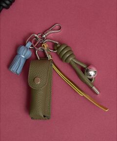collex / コレックス キーホルダー・ストラップ | 【WEB限定】【Beau're/ヴュレ】リップケース付きレザーチャーム