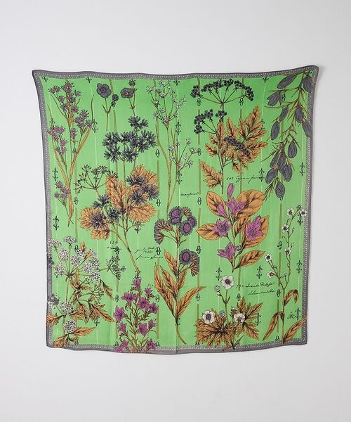 collex / コレックス マフラー・ショール・スヌード・ストール | 【manipuri/マニプリ】ウールシルクストール120×120（グリーン）