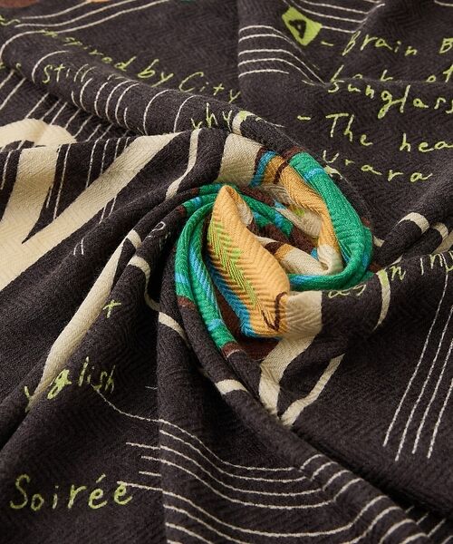 collex / コレックス マフラー・ショール・スヌード・ストール | 【manipuri/マニプリ】ウールシルクストール120×120 | 詳細2