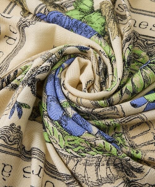 collex / コレックス マフラー・ショール・スヌード・ストール | 【manipuri/マニプリ】ウールシルクストール120×120 | 詳細4