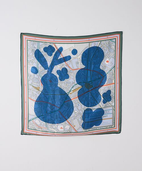 collex / コレックス バンダナ・スカーフ | 【manipuri/マニプリ】コラージュサムウエア88　シルクスカーフ | 詳細8