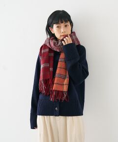 collex / コレックス マフラー・ショール・スヌード・ストール | ウールリバーシブルチェックストール