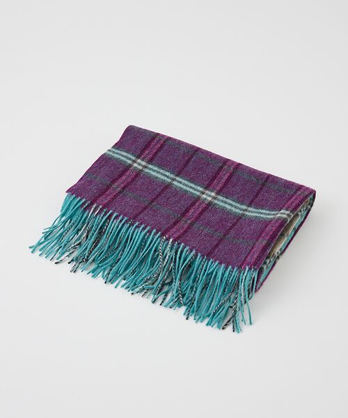 collex / コレックス マフラー・ショール・スヌード・ストール | ウールリバーシブルチェックストール | 詳細5