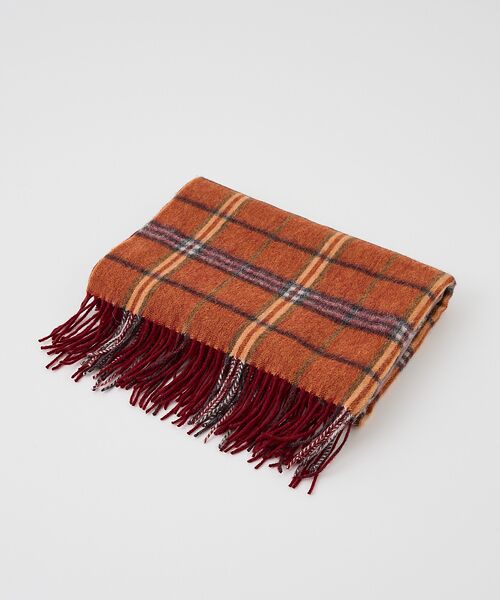 collex / コレックス マフラー・ショール・スヌード・ストール | ウールリバーシブルチェックストール | 詳細13