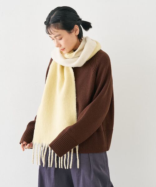 collex / コレックス マフラー・ショール・スヌード・ストール | ソフトブークレーリバーシブルマフラー | 詳細3