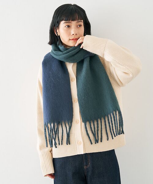 collex / コレックス マフラー・ショール・スヌード・ストール | ソフトブークレーリバーシブルマフラー | 詳細10