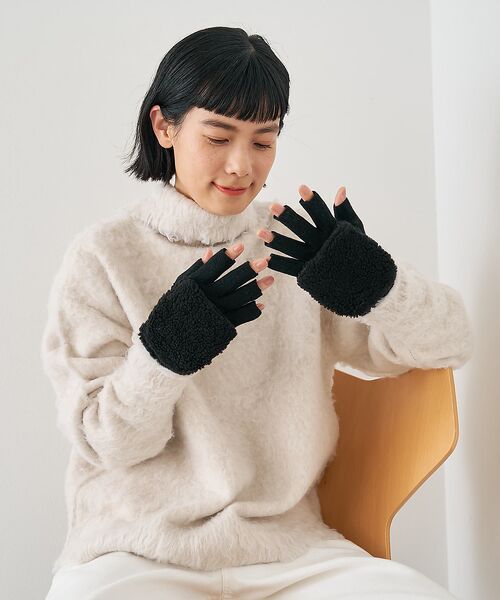 collex / コレックス 手袋 | 【福田手袋】ボアグローブ（ブラック）