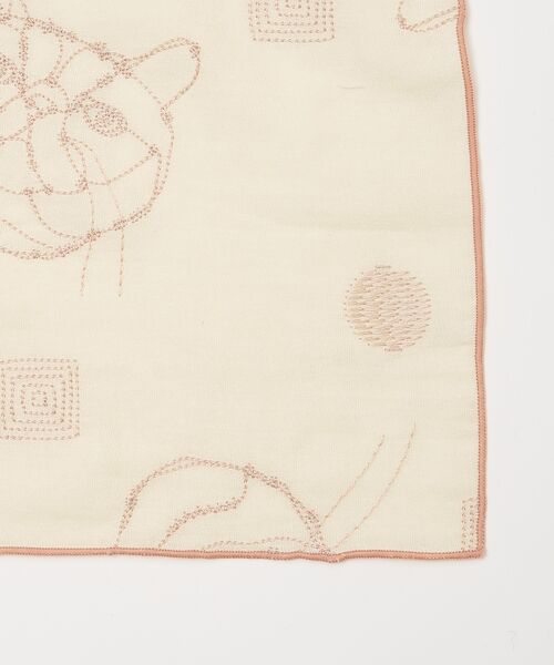 collex / コレックス ハンカチ | 【＋HAyU fabric】 ダブルガーゼ 猫刺繍ハンカチ 綿100% | 詳細13