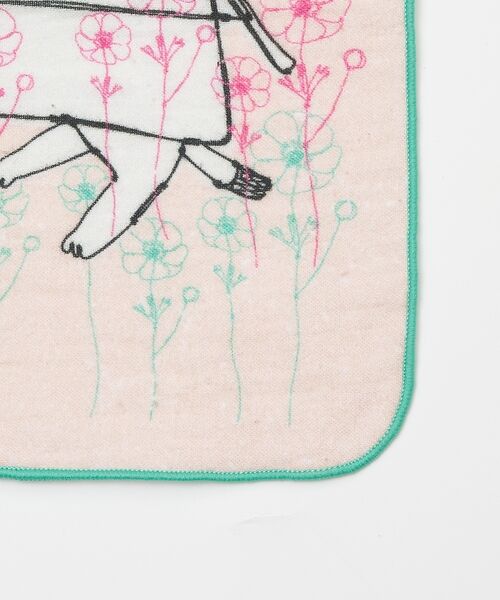 collex / コレックス ハンカチ | 【＋HAyU fabric】猫柄 ガーゼタオルハンカチ 綿100% | 詳細3